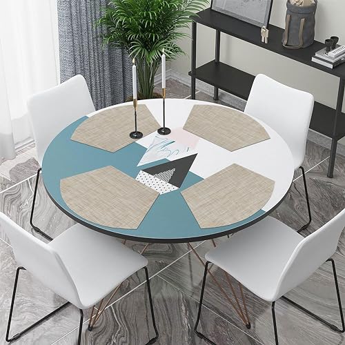 Wedge Placemats Set of 4, Heat Resistant, Wipe Clean M766