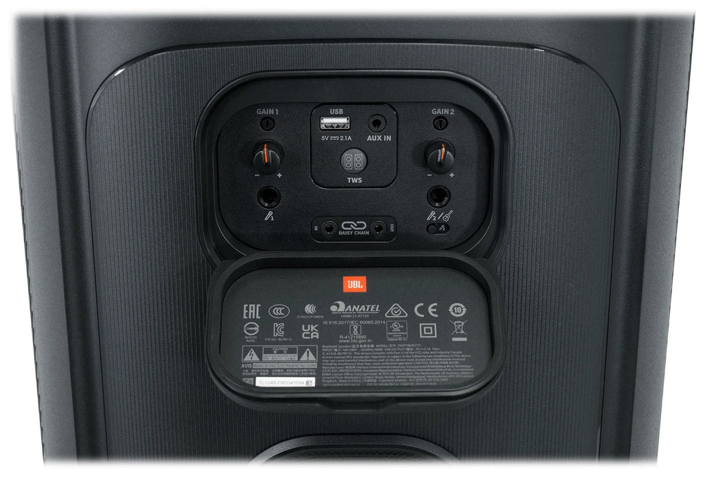 Portable Bluetooth Party Speaker with Deep Bass and Wireless Mics Y122940