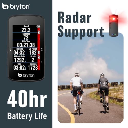 GPS Bike Computer with 2.8" Color Touchscreen and Offline Maps N580
