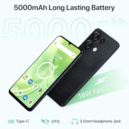 Unlocked 5G Cell Phone, 128GB Expandable, 50MP Camera, 6.75" 90Hz Display, Dual SIM Y561