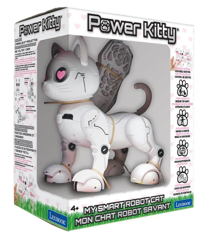 Smart robotic kitty with gesture control, dance, walk, touch sensors and remote control R39235