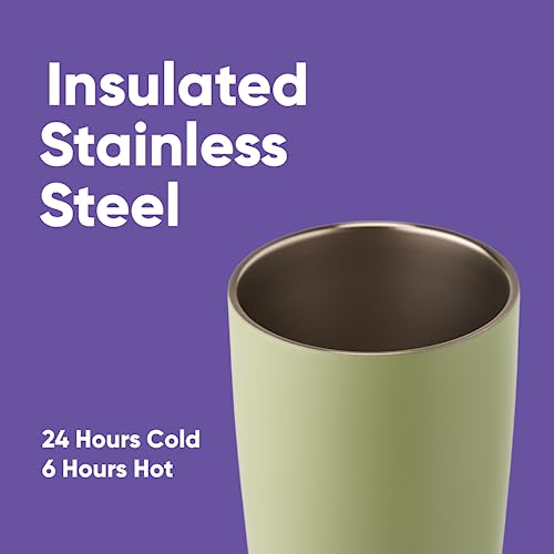 Insulated Stainless Steel Coffee Tumbler, Reusable Travel Mug, 20 oz D3272