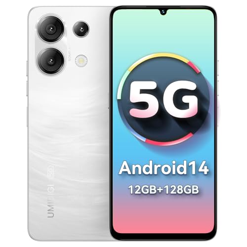 Unlocked 5G Cell Phone, 128GB Expandable, 50MP Camera, 6.75" 90Hz Display, Dual SIM Y561