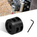 Pack-1 Trailer Winch Cable Hitch Stopper, Waterproof Vehicle Stop Line Plug Stopper Protection with Metal Installation Tool, Universal Automotive Stopper Accessory for Truck SUV Car (Black)