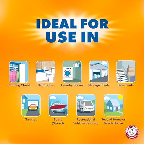 Disposable Moisture Absorber and Odor Eliminator Tub, Fragrance Free, 1 lb. V717