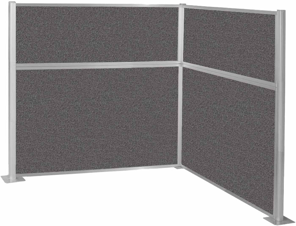 Versare Hush Panel Cubicle Kit | Workstation Partition Walls | Sound Dampening Cubicle Walls | Partitions for Desks