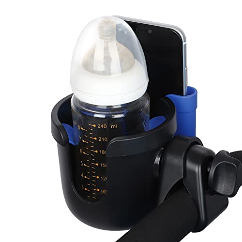 Stroller Cup Holder with Phone Holder, 2-in-1 Universal for Bike, Wheelchair, Walker V643912