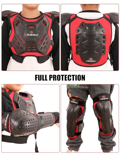 Motocross Chest Protector with Knee and Elbow Pads for Kids F421128