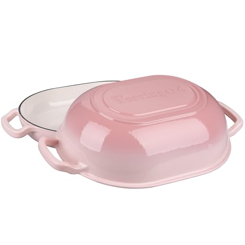 Enameled Cast Iron Dutch Oven with Lid for Bread Baking, 5QT M245