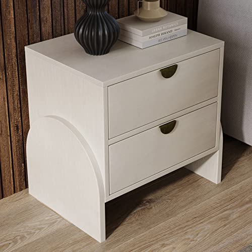 Modern Drawer Dresser with Semi-Round Handle and Supporting Legs H659