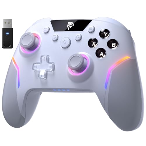 Wireless Gaming Controller with RGB Backlit and Hall Effect Sticks A3433