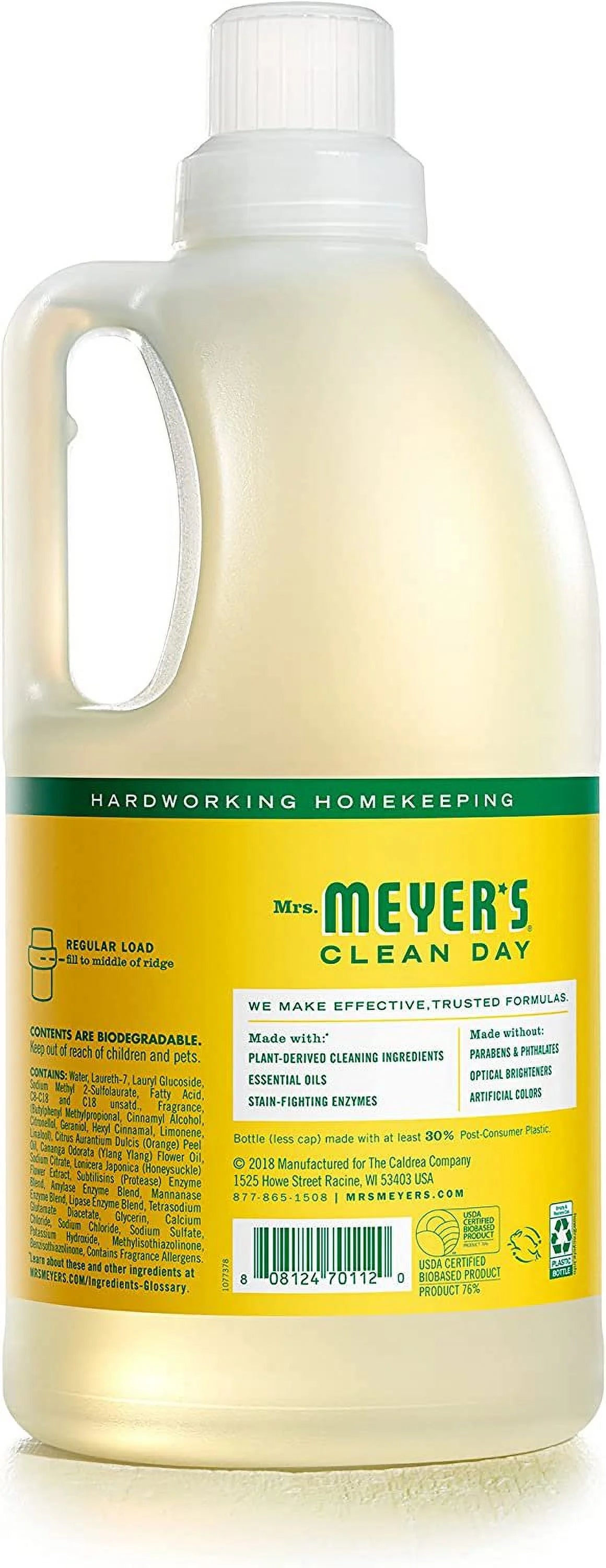 Laundry Detergent, Honeysuckle Scent, 64 oz Concentrate B4665
