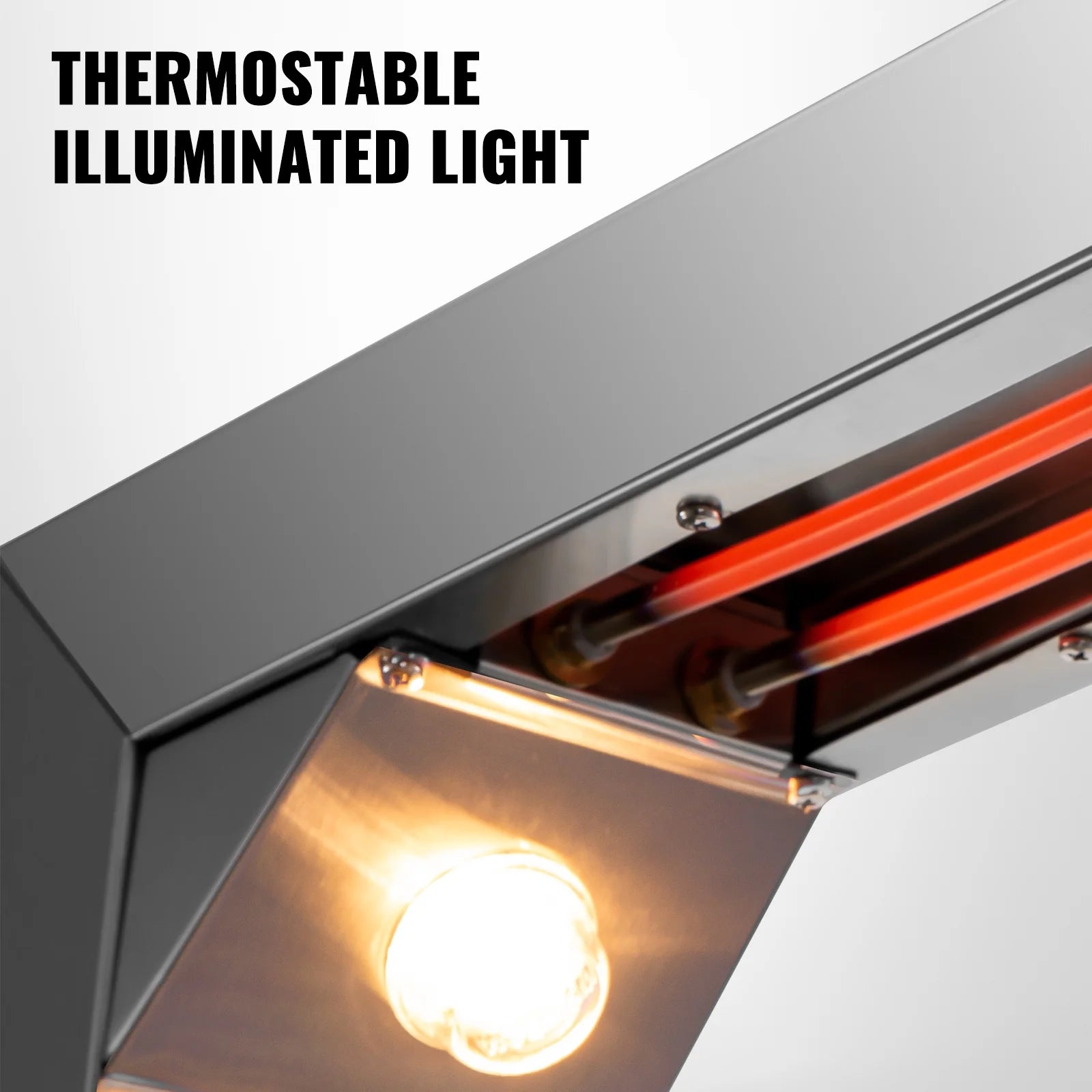 Food Warmer with Heat Lamp and Drip Pan O932407