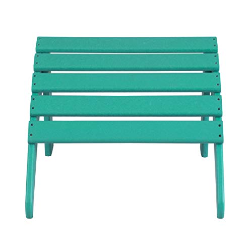 Adirondack Chair Outdoor Ottoman Set of 2 Patio Furniture Teak S2129