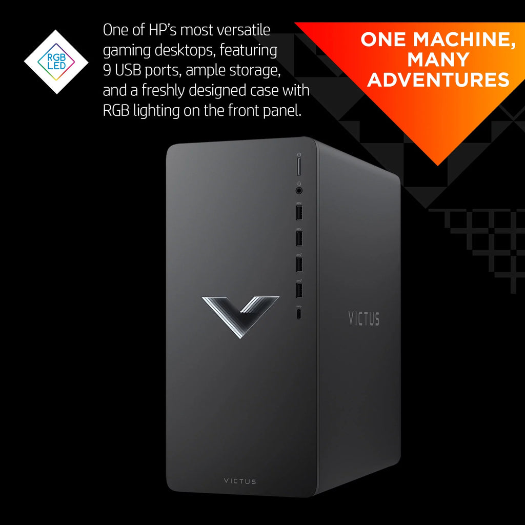 Gaming Desktop PC, AMD Ryzen 5, 8GB RAM, 512GB SSD, Windows 11 Home P642740