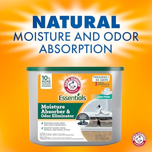 Disposable Moisture Absorber and Odor Eliminator Tub, Fragrance Free, 1 lb. V717