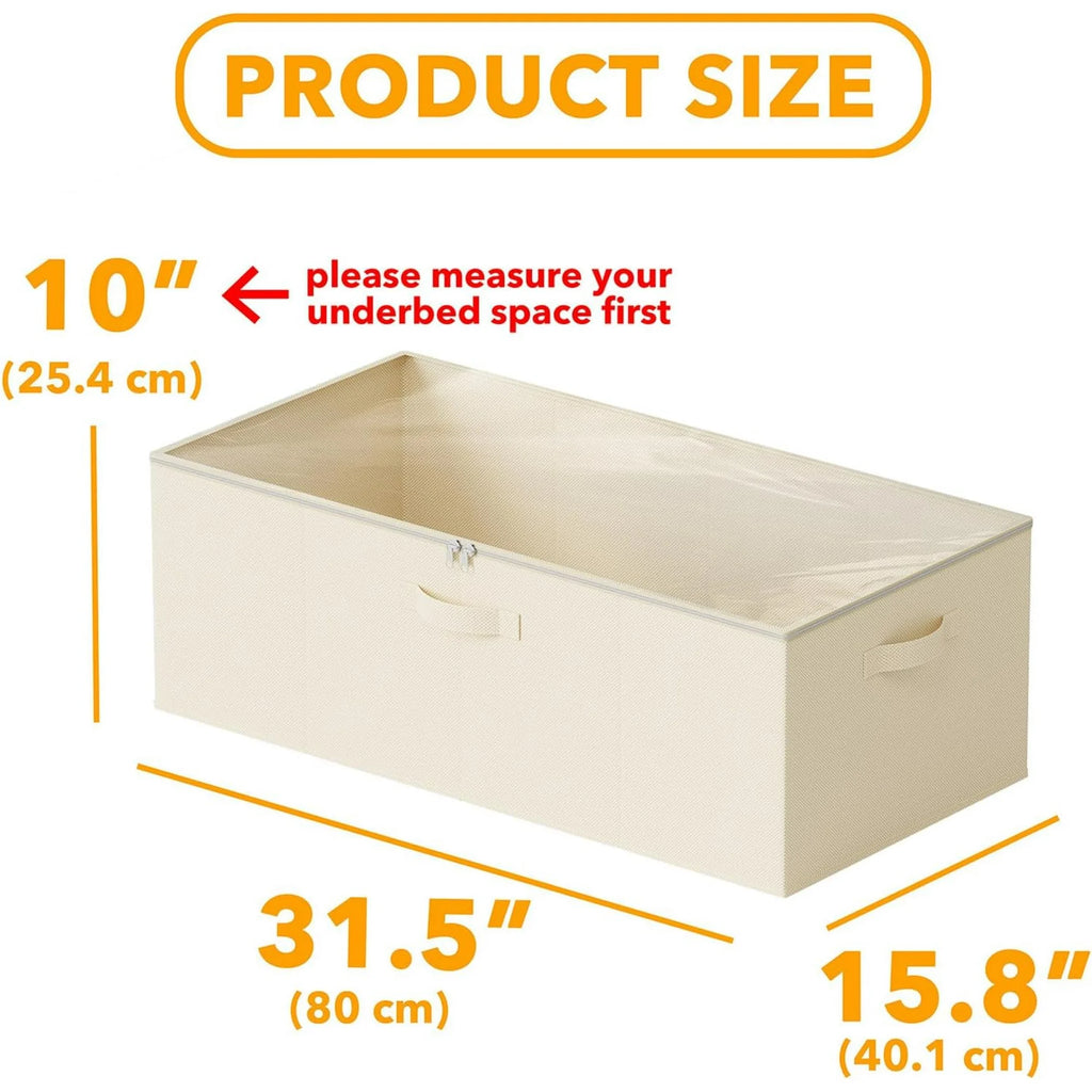 Under Bed Storage Containers with Lids, 2 Pack O592058