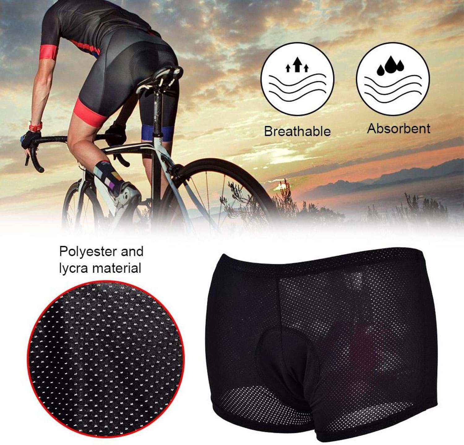 Men's 3D Padded Cycling Shorts N416521