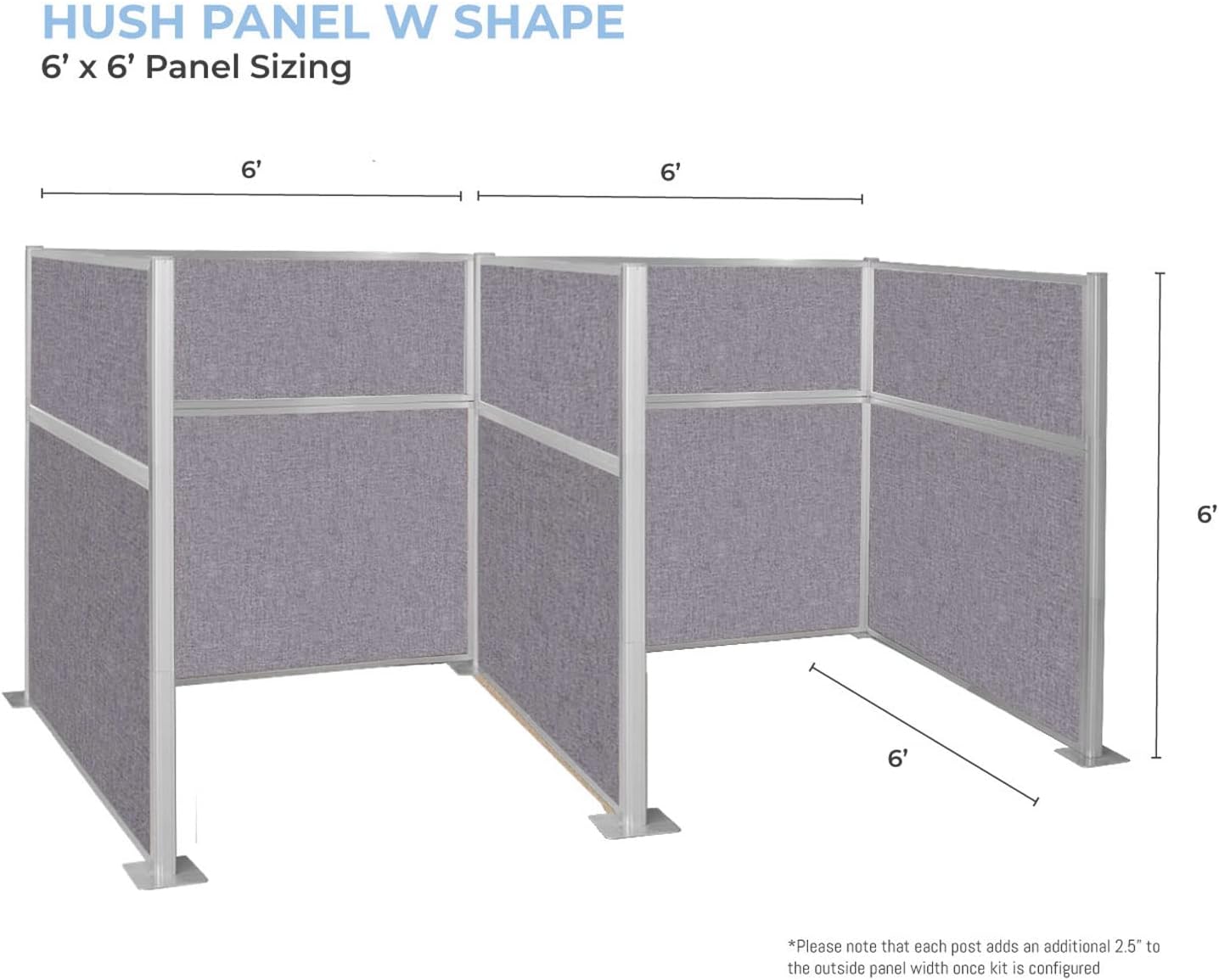 Sound Dampening Cubicle Partition Walls for Desks R87246