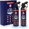All-in-1 Fire Extinguisher for Home, Kitchen, Car, Garage, RV, Truck, Boat, Camping, Fire Spray that Tackles Multiple Types of Fire, 2pack