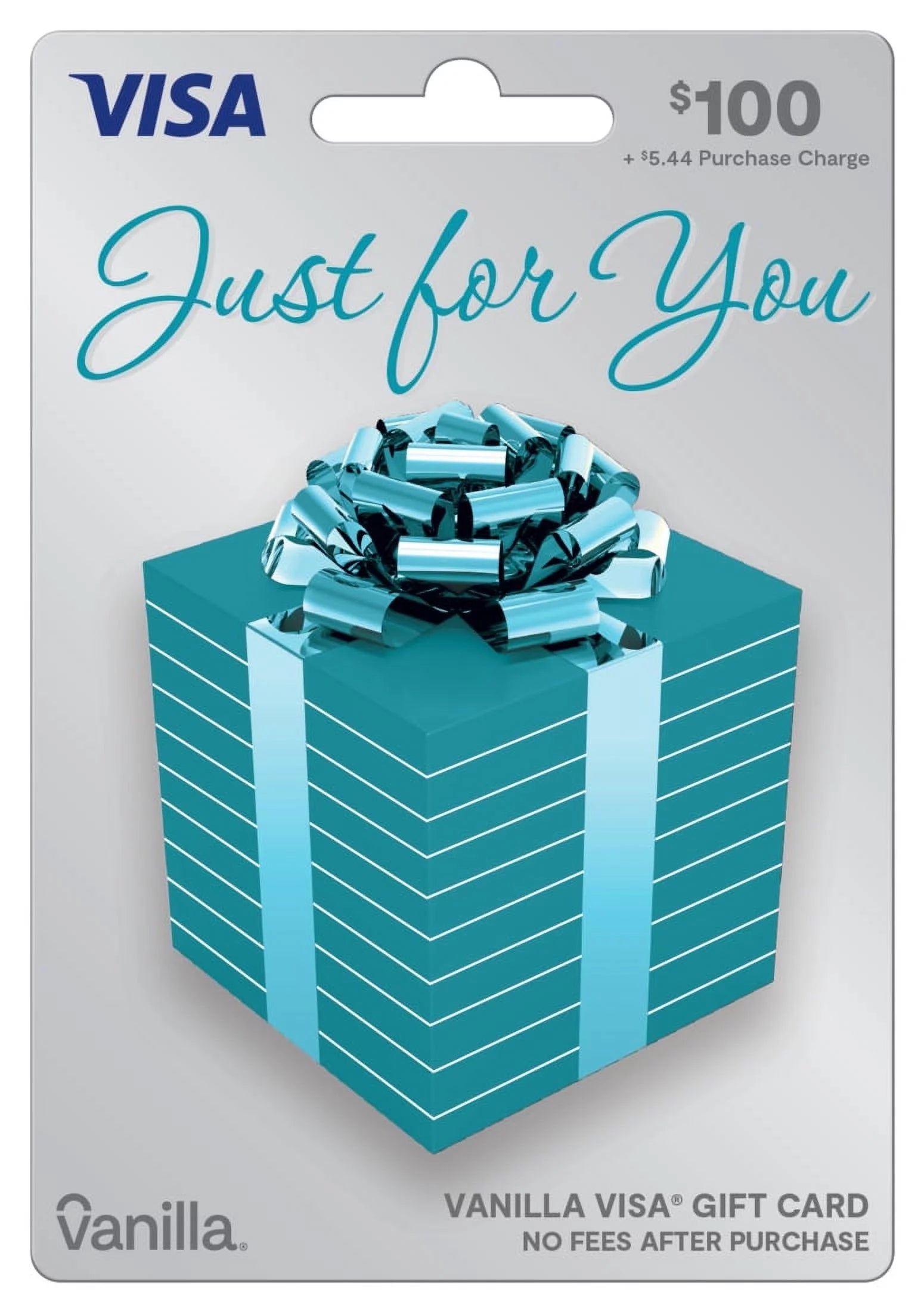 $100 Vanilla Visa Shiny Bow Gift Card