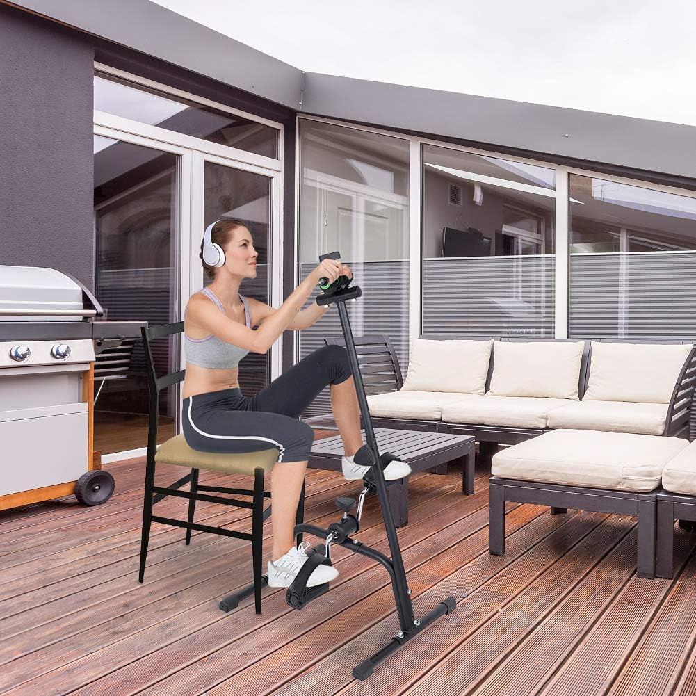 Exercise Bike, Adjustable Pedal Exerciser for Indoor Cycling Fitness Equipment R8028