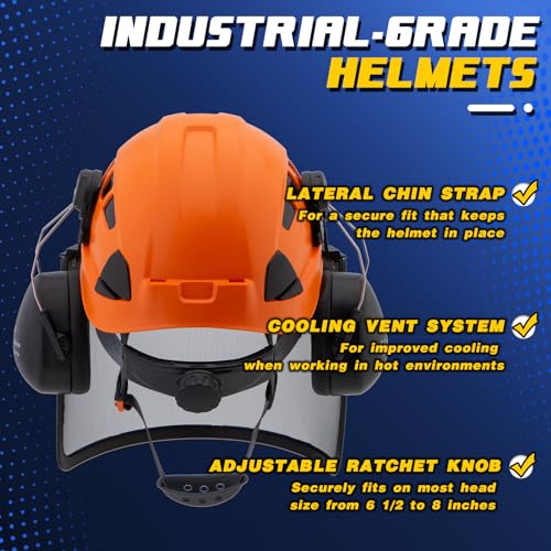 Vented Safety Helmet with Chin Strap for Construction and Climbing H240