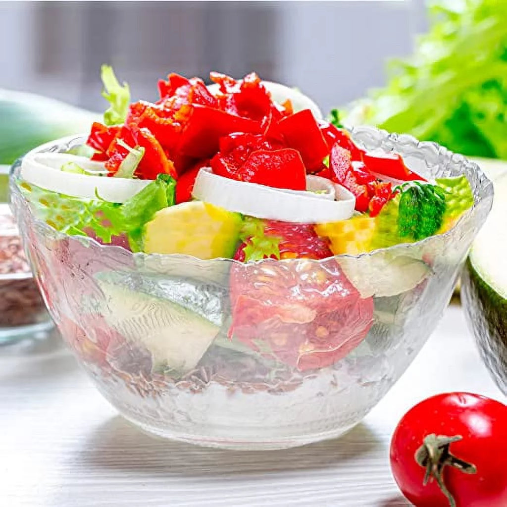 Clear Plastic Punch Bowl with Ladle, 2 Gallon O7444