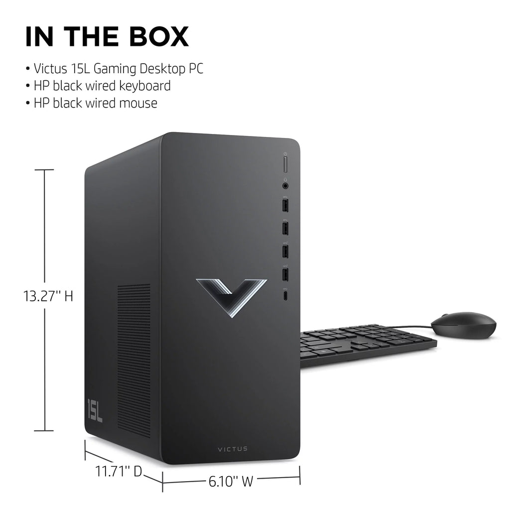 Gaming Desktop PC, AMD Ryzen 5, 8GB RAM, 512GB SSD, Windows 11 Home P642740