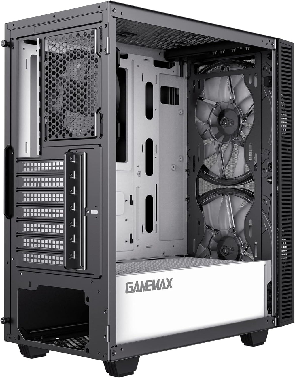 Mid-Tower ATX ARGB PC Gaming Case with Tempered Glass Side Panel T3324
