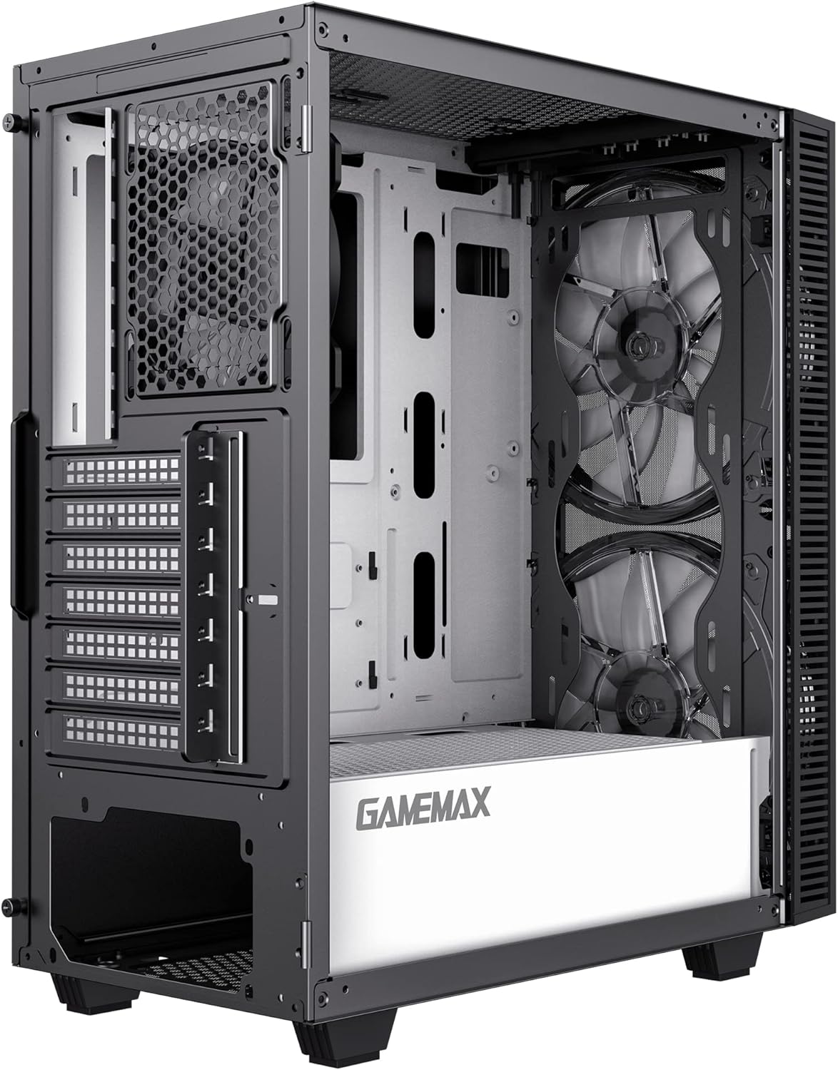 Mid-Tower ATX ARGB PC Gaming Case with Tempered Glass Side Panel T3324