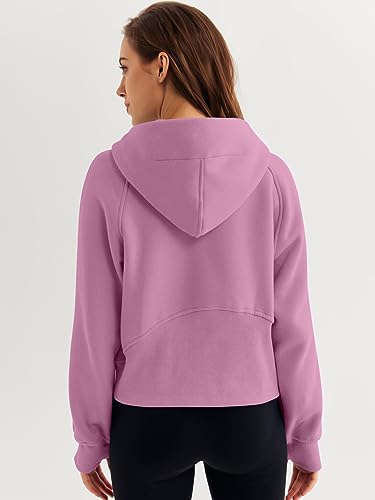 Women's Cropped Quarter Zip Fleece Pullover O92526
