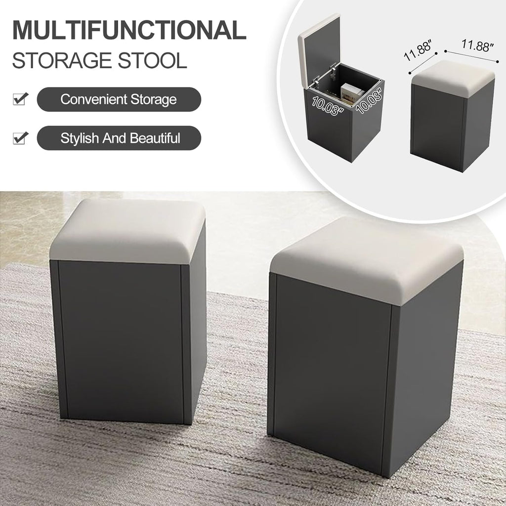 Lift Top Coffee Table, 3-in-1 Adjustable with Storage and Wheels E4192