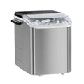 KPUY Portable 1.5L Electric Ice Maker 26.5lbs/24H Touch Control With Self-Cleaning Function Add Water & Ice Full Indicator Low Noise Silver