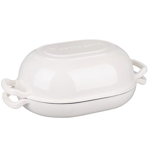 Enameled Cast Iron Dutch Oven with Lid for Bread Baking, 5QT M245
