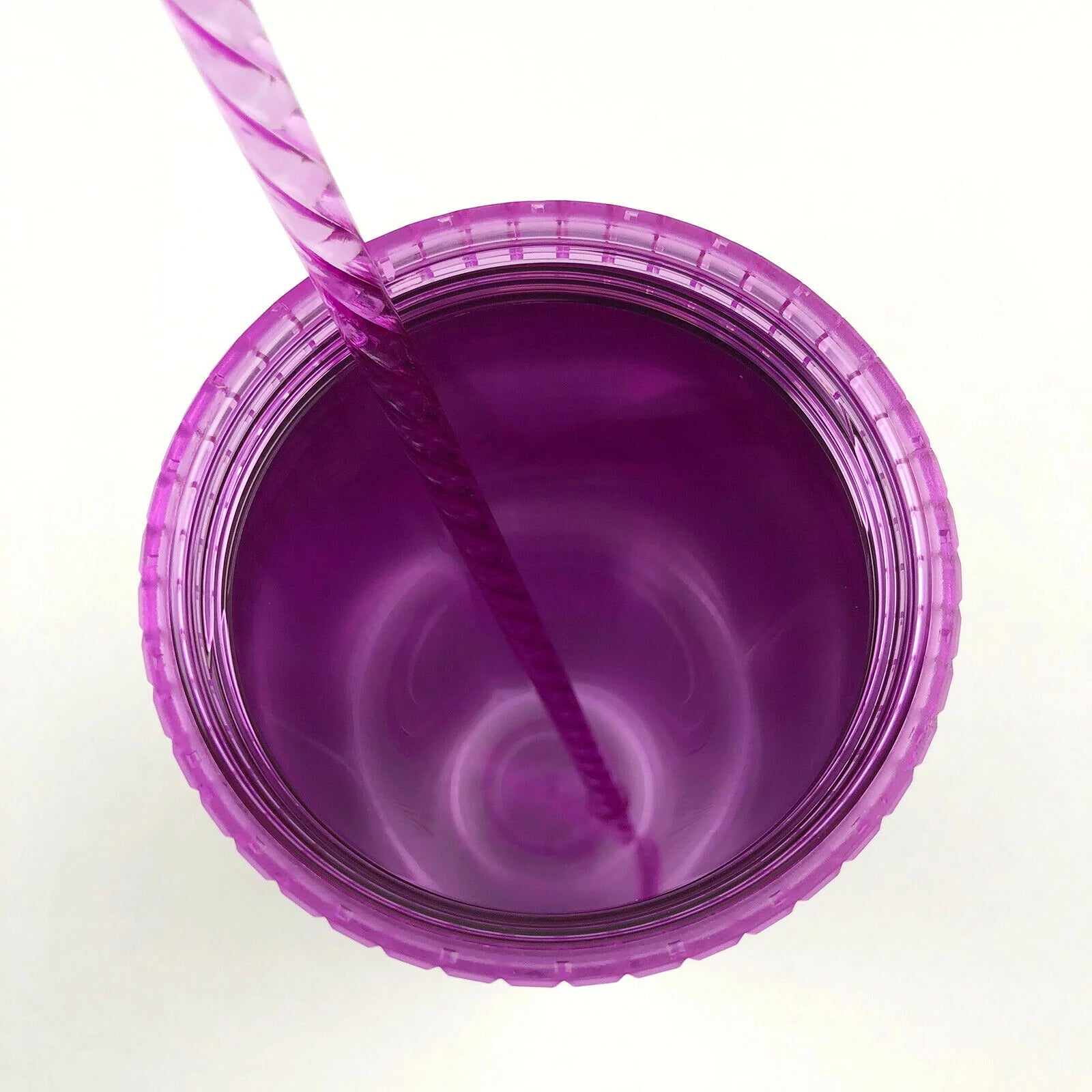 24oz Pink Purple Grid Cold Tumbler P4455