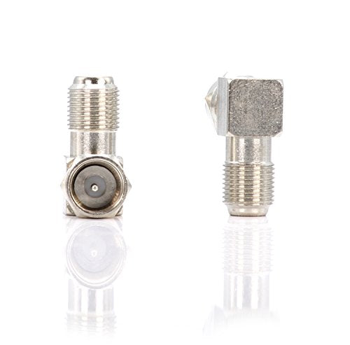Coaxial Cable Right Angle Connector 4 Pack for TV Mounting R71702