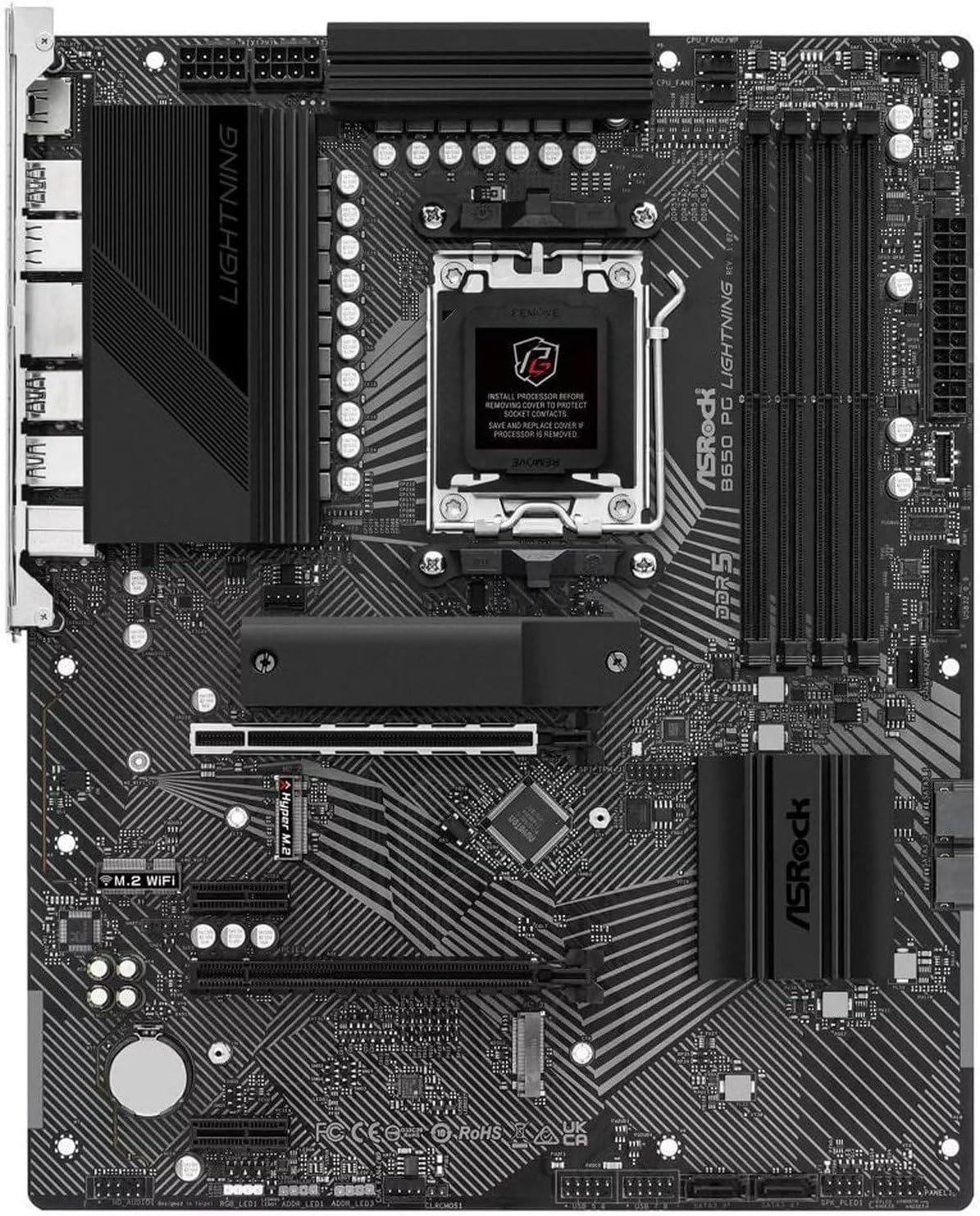 AM5 ATX Motherboard Bundle with AMD Ryzen 5 7600X, DDR5, PCIE 4.0 N39687