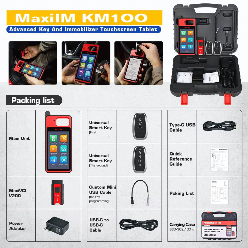 Universal Key Generator Kit, Key Fob Programmer Immobilizer Tool D81554