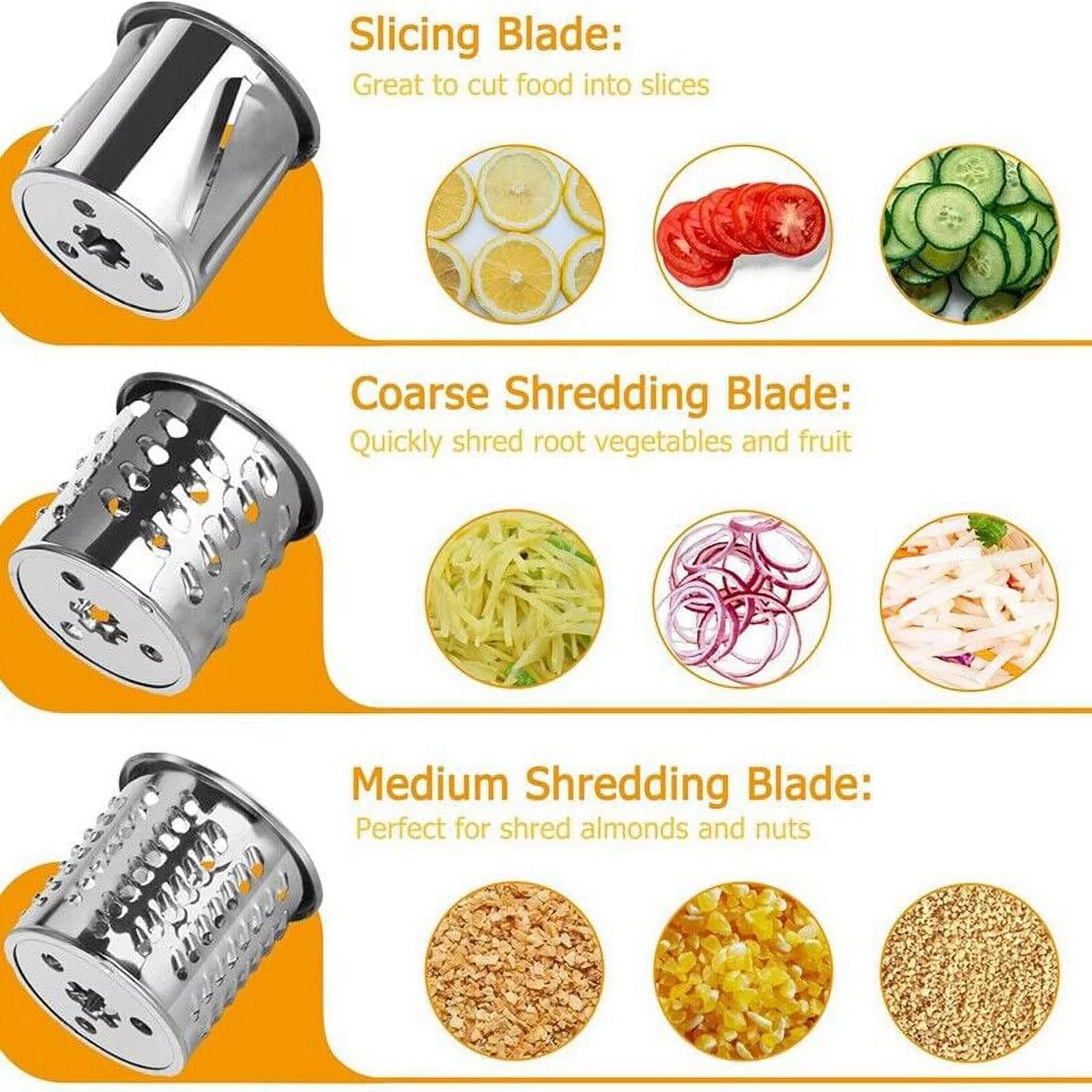 Vegetable Fresh Prep Slicer Shredder Attachment Chopper Parts F391386