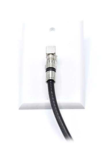 Coaxial Cable Right Angle Connector 4 Pack for TV Mounting R71702