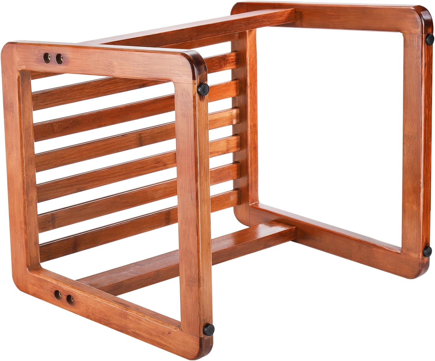 Wooden Step Stool for Adults and Kids, One Step Foot Rest Stool for Bathroom, Bedroom, Kitchen M408762