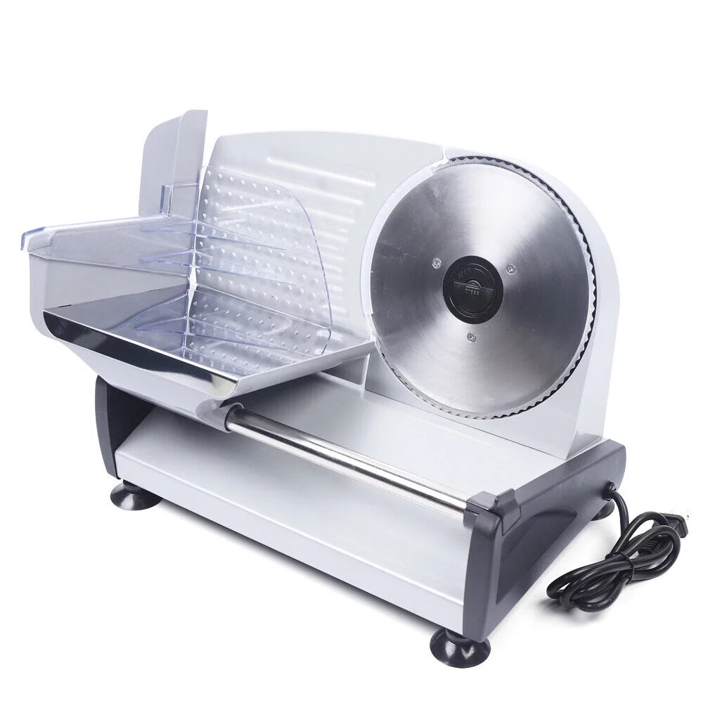 MIDUO 200W Small Electric Bread Meat Slicer for Home Adjustable Slice Thickness