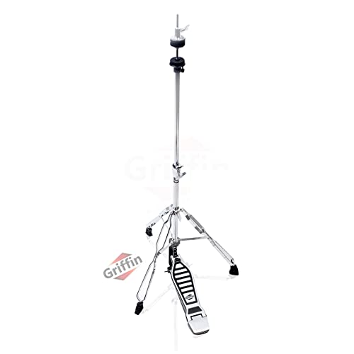 6 Piece Drum Hardware Pack with Snare, Hi-Hat, Cymbal Boom, Kick Pedal & Throne H77439
