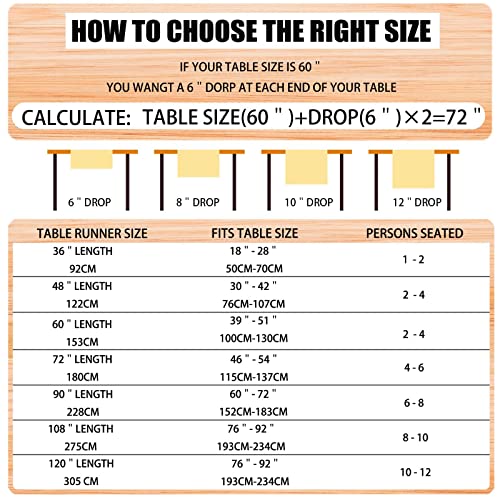 African Totems Table Runner 72 Inches for Dining Room Decor R3577