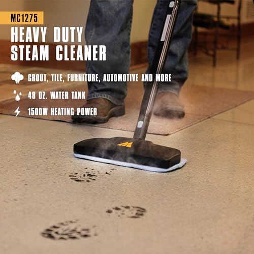 Handheld Steam Cleaner with 11 Accessories for Home, Tile, Grout, and Car Detailing K2885
