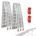 PENSUN Truck Loading Ramps with Support Legs, 7.5FT Aluminum Folding Ramps with 2650lbs Max Loading, Upgraded ATV Loading Ramps for Pickup Truck, Motorcycles, Dirt Bikes, Lawnmowers, Snowblower / 2Pcs