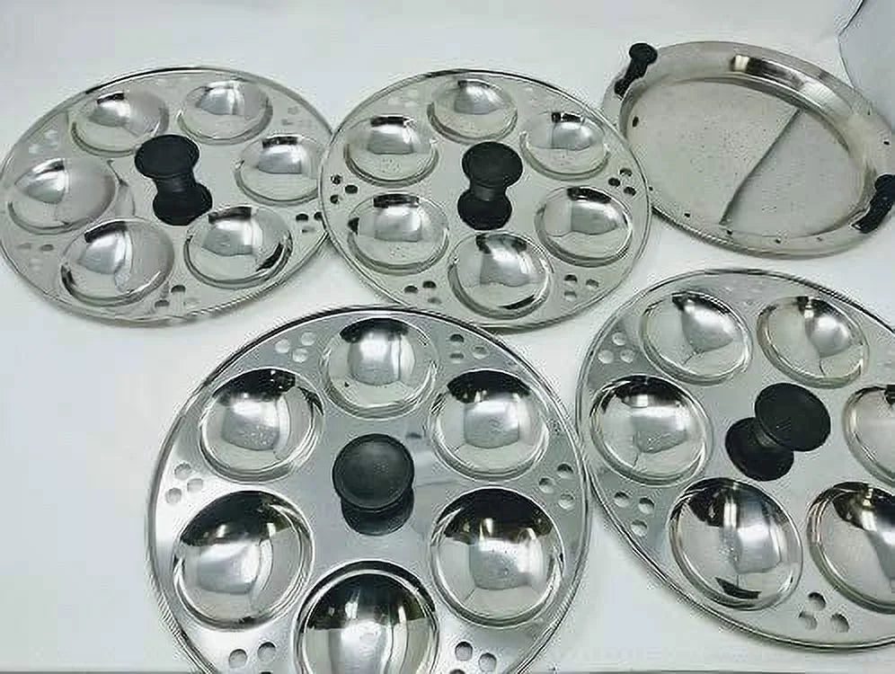Stainless Steel Idli Cooker with 4-Rack Stand E2264