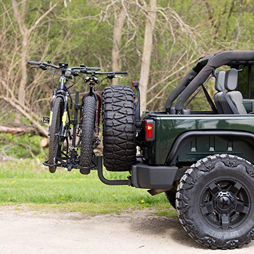 Heavy Duty Bike Rack, Easy to Assemble, Tire & Frame Straps Included F282