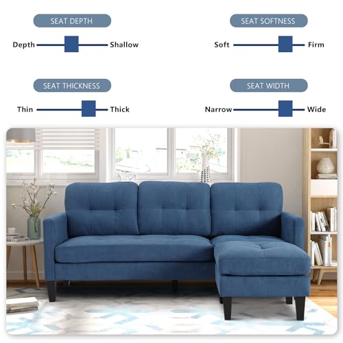 Convertible Sectional Sofa Couch with Reversible Chaise N103878